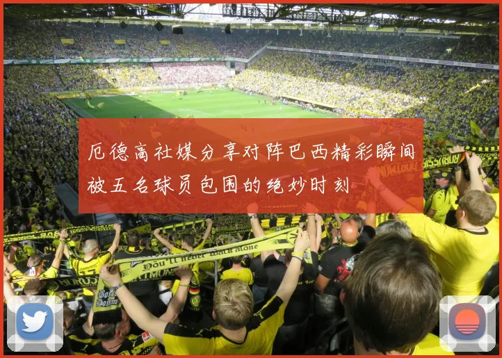 厄德高社媒分享对阵巴西精彩瞬间被五名球员包围的绝妙时刻