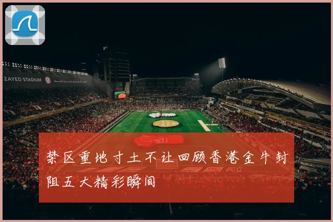 禁区重地寸土不让回顾香港金牛封阻五大精彩瞬间